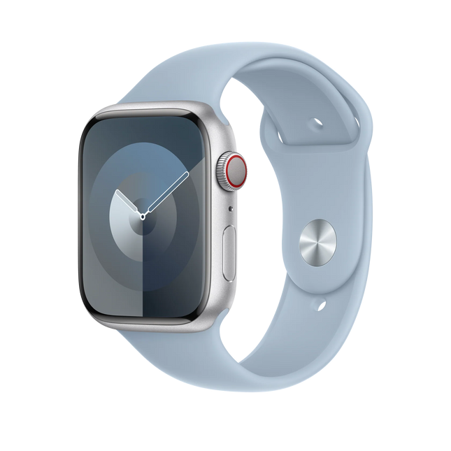 Apple Watch Sportarmband 45 mm hellblau – Small/Medium