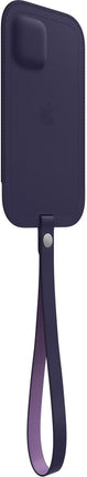 Apple Lederhülle mit MagSafe für iPhone 12 Pro Max - Dunkelviolett - Lila