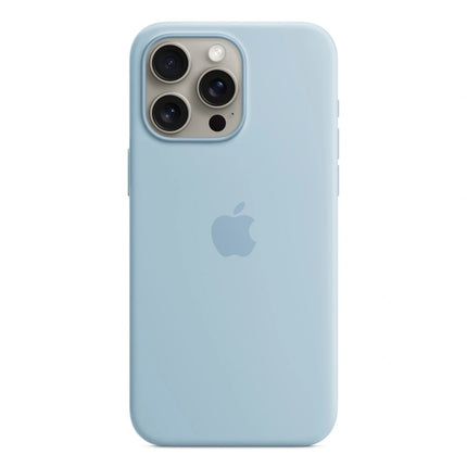 Apple iPhone 15 Pro Max Silikonhülle - Hellblau