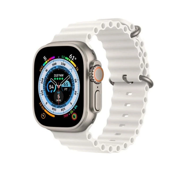Apple Ocean Armband für Apple Watch 44-45-49 mm – Weiß