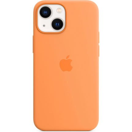 Apple iPhone 13 mini Silikon Case mit MagSafe – Marigold - Gelb/Orange