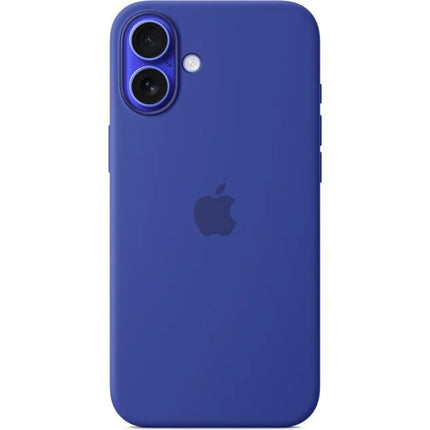 Apple iPhone 16 plus Silikonhülle - Ultramarinblau