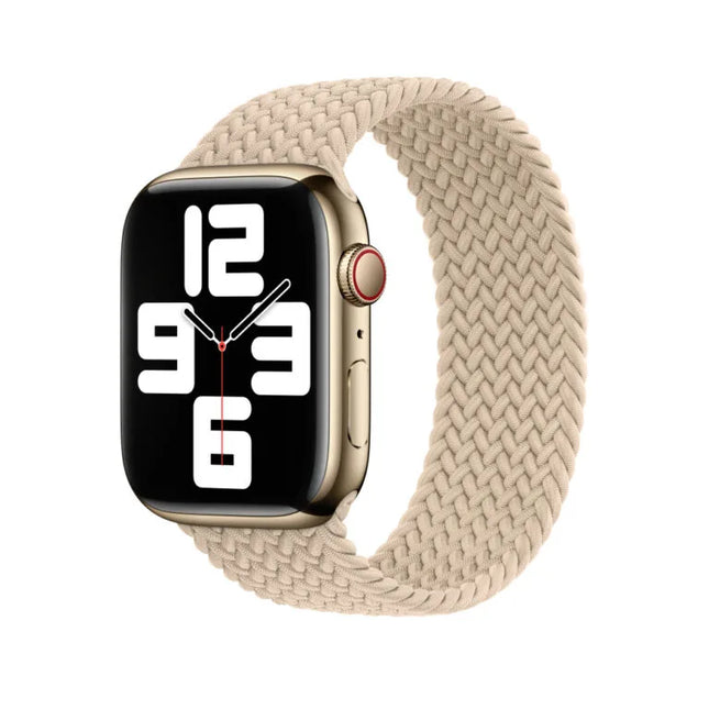 Apple Braided Solo Band für Apple Watch – Beige