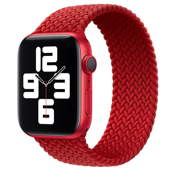 Apple Braided Solo Band für Apple Watch – Rot