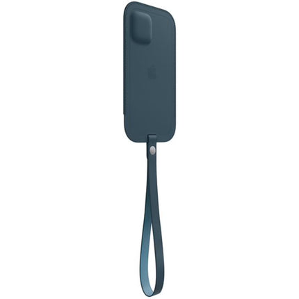 Apple iPhone 12 pro max Lederhülle Baltic Blue - Blau