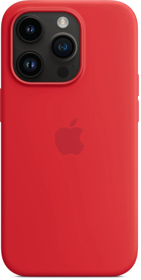Apple Silikon Case mit MagSafe für iPhone 14 Pro – (PRODUCT)RED