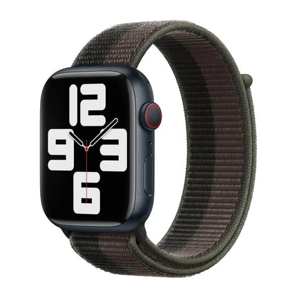 Apple Watch Sportarmband mit Klettverschluss | Grau