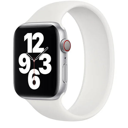 Apple Silikon Solo Loop Band – Weiß