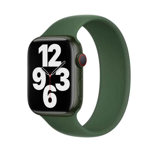Apple Silikon Solo Band für Apple Watch – Kleegrün
