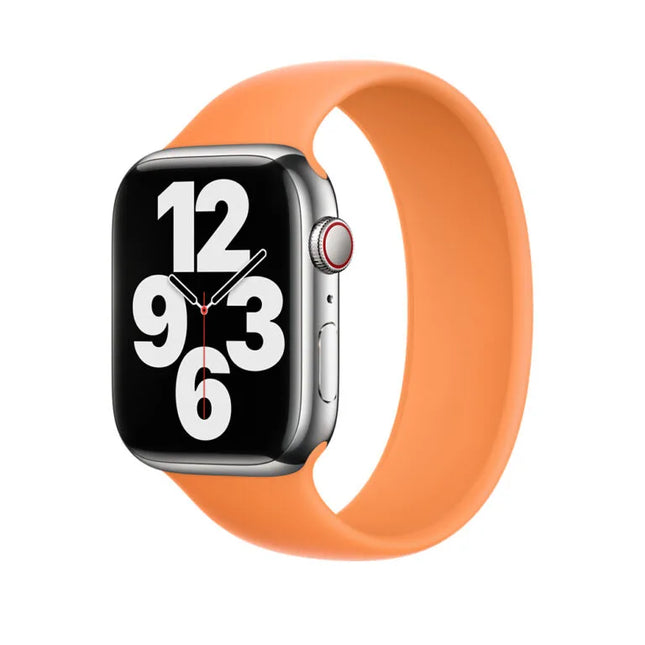 Apple Silikon Solo Band für Apple Watch – Ringelblumenorange