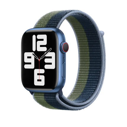 Apple Watch Sport Loop 41 mm – Abyssblau/Moosgrün