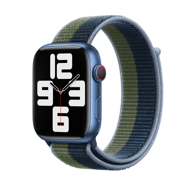 Apple Watch Sport Loop 41 mm – Abyssblau/Moosgrün