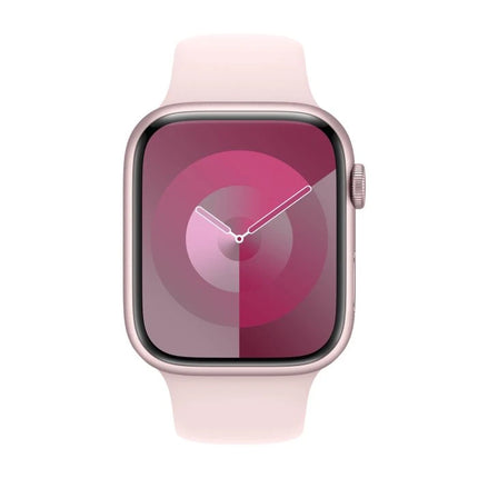 Apple Watch Sportarmband 45 mm rosa – Medium/Groß