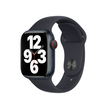 Apple Watch Sportarmband 41 mm schwarz – Medium/Groß