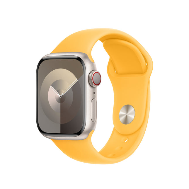Apple Watch Sportarmband 41 mm gelb – Medium/Groß