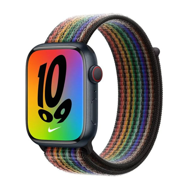 Apple Sport Loop Nike-Pride-Edition | Schwarz