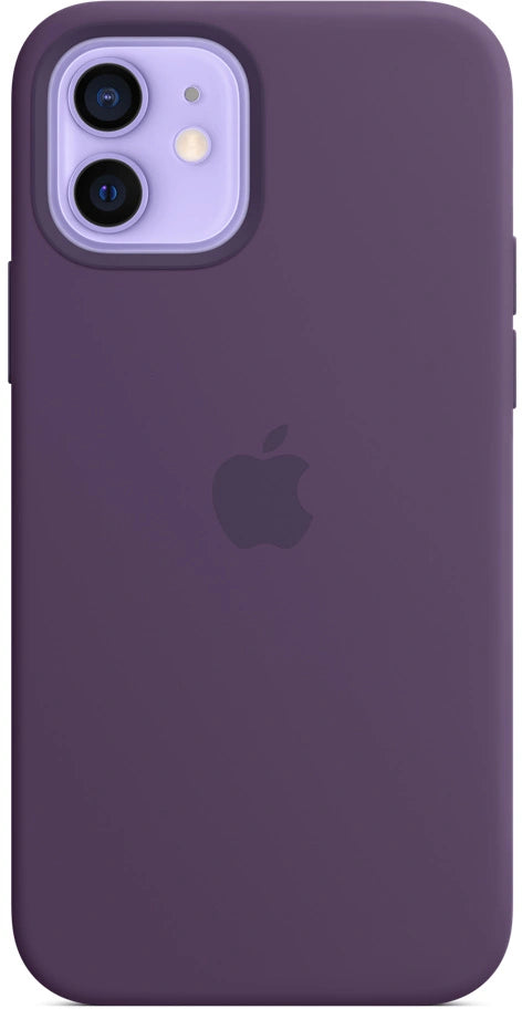 Apple Silikon Case mit MagSafe für iPhone 12 und iPhone 12 Pro – Amethystfarbe Lila