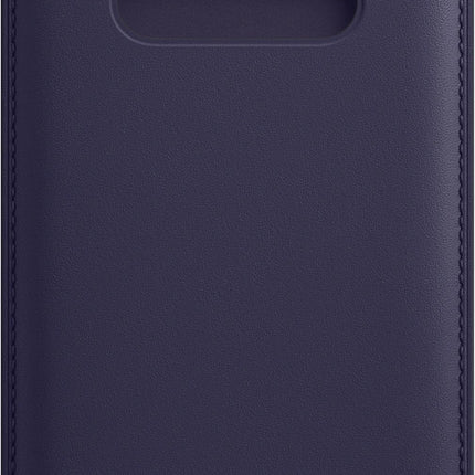 iPhone 12 | 12 Pro Lederhülle tiefviolett