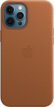 Apple Leder Case mit MagSafe für iPhone 12 Pro Max – Braun