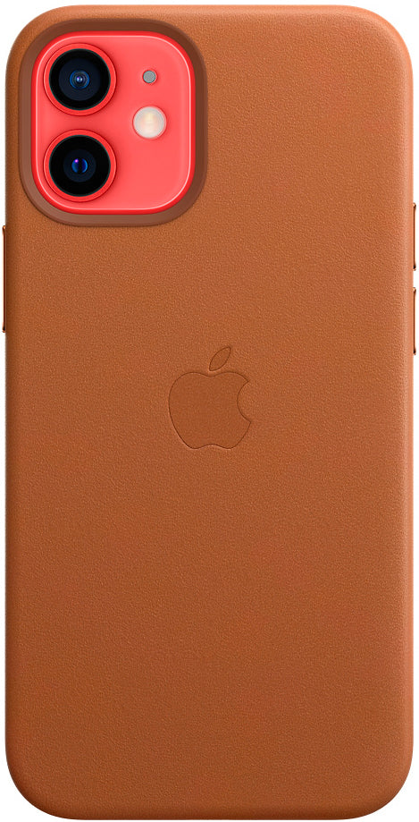 iPhone 12 mini leren case – Saddle Brown
