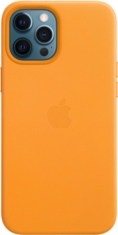 Orange Lederhülle für iPhone Apple