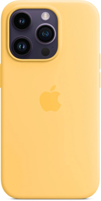 iPhone 14 Pro Silikon-Handyhülle | Gelb