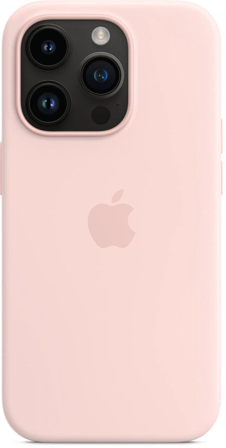 Apple Silikon Case mit MagSafe für iPhone 14 Pro – Pink