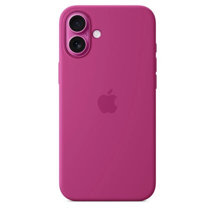 Apple iPhone 16 plus Silikonhülle - Fuchsia - Lila