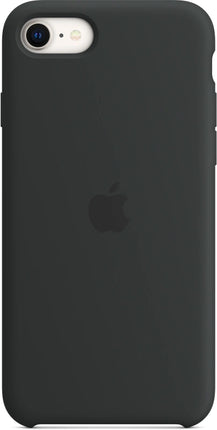 Schwarze Silikon-Telefonhülle für iPhone SE