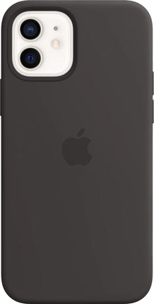 Apple Silikon Case mit MagSafe für iPhone 12 und iPhone 12 Pro – Schwarz