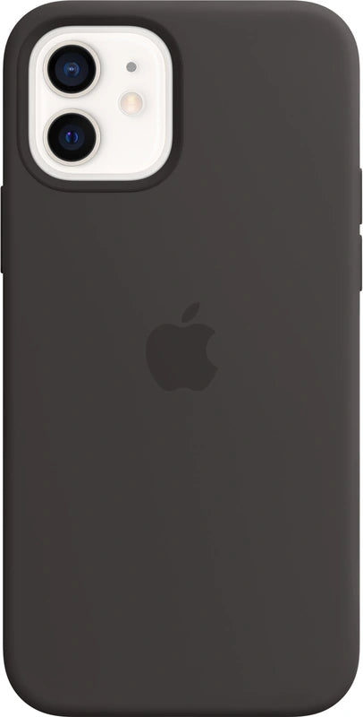 Apple Silikon Case mit MagSafe für iPhone 12 und iPhone 12 Pro – Schwarz