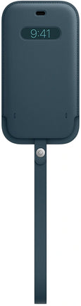 Apple Lederhülle mit MagSafe für iPhone 12 und iPhone 12 Pro – Baltic Blue