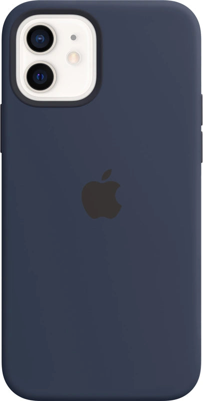 Apple iPhone 12/12 Pro Silikonhülle mit MagSafe - Dunkelmarineblau