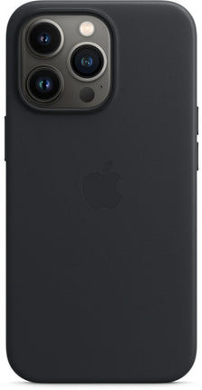 iPhone 13 Pro Lederhülle Mitternachtsschwarz