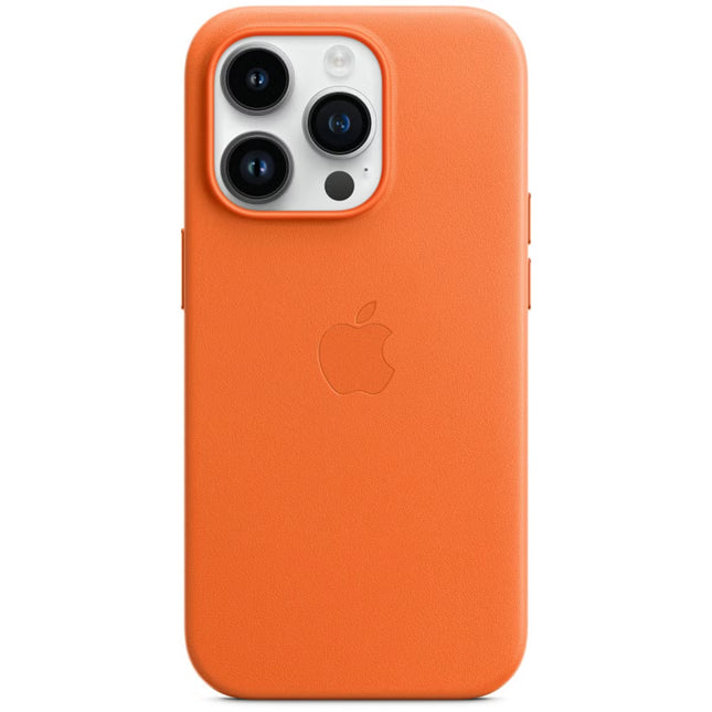 Apple iPhone 14 Pro Lederhülle Orange