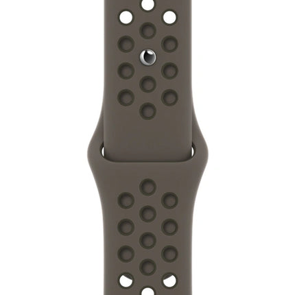 Apple Watch Nike Sportarmband 41 mm – Olivgrau/Cargo Khaki