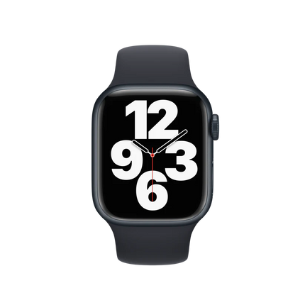 Apple Watch Sportarmband 41 mm schwarz – Medium/Groß